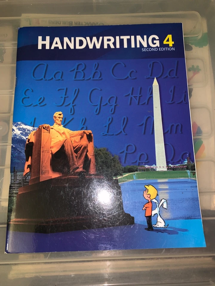BJU Handwriting 4 student workbook, 2nd edition - VERY GOOD - Image 1 of 2