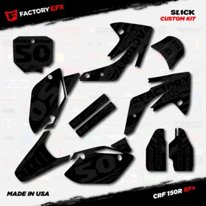Blackout Slick Racing Graphics Kit fits Honda CRF150R 07-25 CRF 150R Decals - Picture 1 of 5