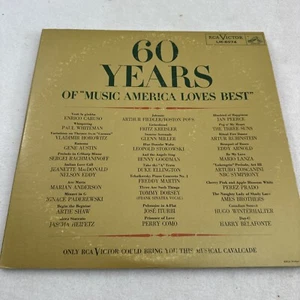 60 Years Of Music America Loves Best RCA Victor LM-6074 Vynl Record Vintage  - Imagen 1 de 11