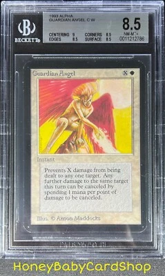 MTG Limited Edition Alpha 1993 Guardian Angel BGS 8.5Q+ (Baby Quad+) NM/MT+ 9394 - Image 1 of 4