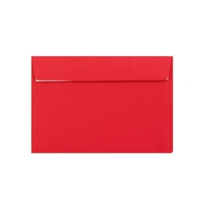 162 x 229 Bright Red C5 Envelope | Peel/Seal | 120gsm Straight Flap Envelope - Picture 1 of 3