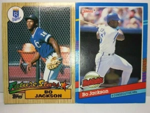 1987 Topps Bo Jackson #170 1991 Donruss Kansas City Royals - Bild 1 von 4