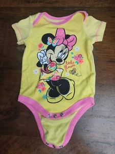 Bebé Niña 3-6 MESES Disney MINNIE MOUSE Parte Inferior A Presión - Imagen 1 de 6