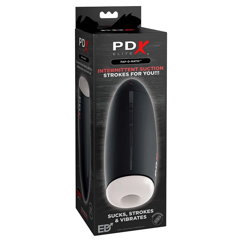 PDX Elite Fap-O-Matic Stroker Sucking Vibrating male masturbator Rechargeable - Image 1 of 2