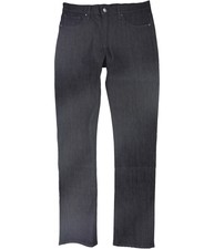 DSTLD Mens Solid Straight Leg Jeans, Blue, 36W x 36L