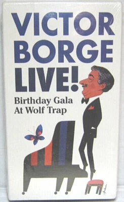 VICTOR BORGE LIVE! - BIRTHDAY GALA AT WOLF TRAP - VHS 2001 - BORGE PRDCTNS - NEW - Image 1 of 4