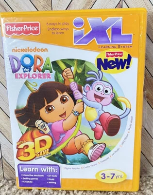 Fisher Price IXL Learning System Dora The Explorer Game Age 3-7 Years - Image 1 of 4