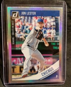 2018 Donruss Season Stat Line #82 Jon Lester 072/180