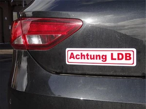 LDB Magnetschild Längs de Burn Münsterland Jugend Dorfjugend Langeweile - Bild 1 von 1