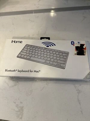 iHome Bluetooth Wireless Keyboard IMAC-K111S iPad Apple TV Mac - Image 1 of 4