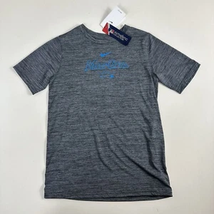 Nike Miami Marlins Shirt Jungen Größe Large 14-16 Kurzarm grau aktiv neu mit Etikett - Bild 1 von 6