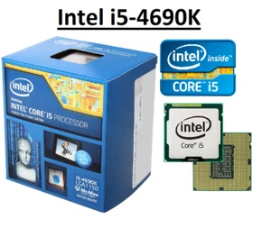 Intel Core i5-4690K SR21A ''Haswell'' 4 Core, LGA1150, Clock 3.5 - 3.9 GHz CPU - Picture 1 of 2