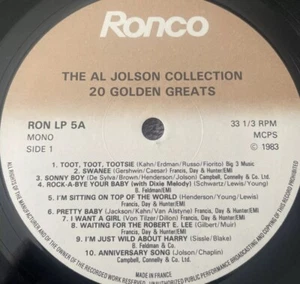 Vintage The Al Johnson Collection "Vol 1" Vinyl LP Album - Picture 1 of 5