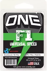 Cera de snowboard One MFG cualquier estado F-One - 165 g - Imagen 1 de 1