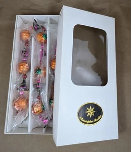 2003 CHRISTOPHER RADKO JACK MAGIC GLASS GARLAND 1010333 HALLOWEEN 36" LONG - Picture 1 of 13