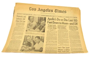 LA Times 16 luglio 1969 Apollo Do-or-Die - Foto 1 di 1