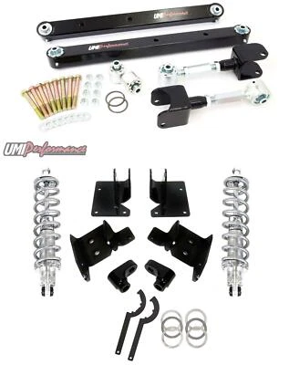 UMI Performance 78-87 Regal G-Body Rear Suspension Kit Control Arms Coilover Foto 1 de 4