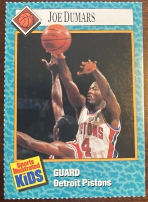 1989 Sports Illustrated for Kids Series 1 - #91 Joe Dumars - Image 1 of 2
