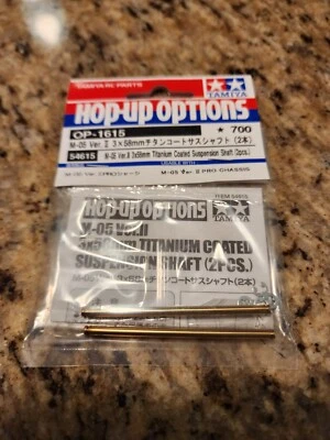 Tamiya OP-1615 54165 Titanium Suspension Shaft Ver.II M-05 M-Chassis Hop-Up 3x58 - Image 1 of 2