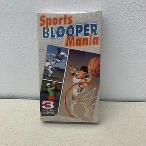 VHS Sports Blooper Mania Tape Golf Basketball Skiing Rodeo + NEW FACTORY SEALED - Picture 1 of 5