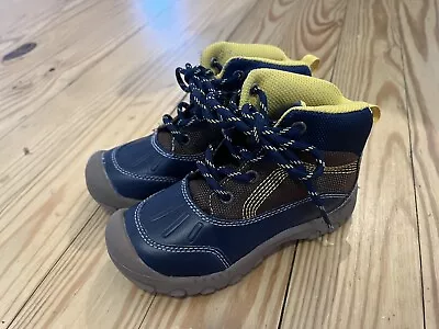 Botas infantis Carter's Duck azul marinho/cinza/marrom: tamanho 10 - Imagem 1 de 4