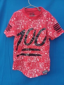 Phat Farm Shirt Medium 10-12 Youth Boys Red Black White 100 S Y2K Pullover - Picture 1 of 14