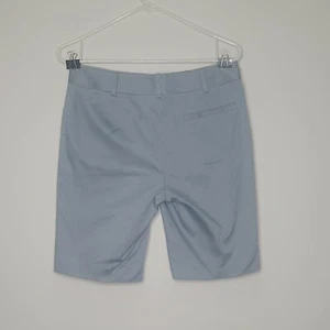 Lafayette 148 Women Size 2 Cotton Blend Blue Flat Front Shorts - Picture 1 of 9