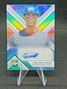 GREGORY DURAN 2018 Panini Extra Elite Edition #170 AUTO DOMINICAN REPUBLIC