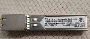 Finisar 1Gb SFP Transceiver Kupfer RJ45 CA94089 - Bild 1 von 1
