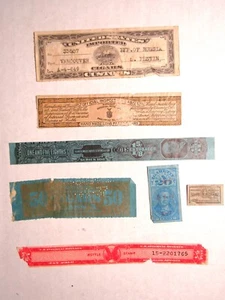 US Internal Revenue Tobacco and Liquor Stamps ~ Vintage Lot - Picture 1 of 9