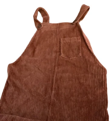 Mono de pana Zara Big niños niñas talla 13/14 rojo ladrillo Foto 1 de 4