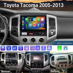 For TOYOTA TACOMA 2005-2013 Apple CarPlay Android 13.0 Car Stereo Radio WiFi GPS - Picture 1 of 13