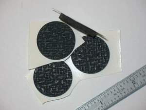 8 FOAM DISC DOT PAD CIRCLE FEET POD 1 in inch DIA 1/8 thick BLACK 25mmx3mm 1" - Picture 1 of 1
