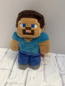 Jinx Mojang Minecraft Steve 12" Plush creeper 7” - Picture 1 of 5