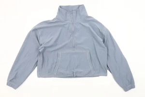 Abercrombie & Fitch Blue Women's L High Neck Sweatshirt - Picture 1 of 12