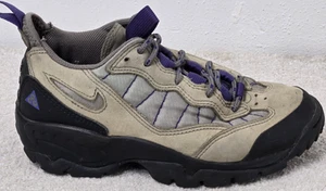 Scarpe Nike ACG donna 7 vintage grigio nero viola air mada basse corsa escursionismo - Foto 1 di 13