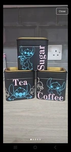 Disney Stitch Tea Coffee Sugar . - Picture 1 of 1