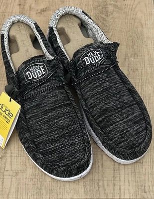 Men's Hey Dude Wally Stretch Mix Shoes Meteorite Size 13 (40025-0XI) - Image 1 of 4