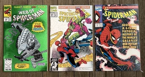 Lot of 3 Spider-Man #1 , 100 , 200 Spectacular | Web of | Saga Holo Marvel 1993 - Picture 1 of 8