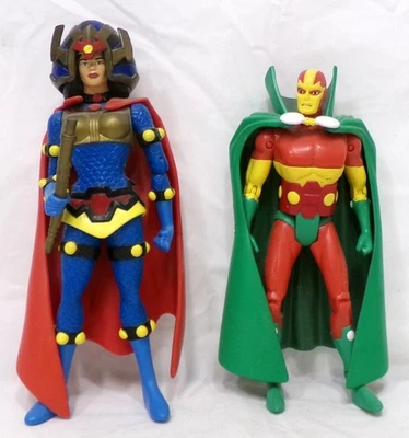 2000 DC Direct Deluxe Mister Miracle & Big Barda 3-Pack 7" Loose Incomplete - Image 1 of 4