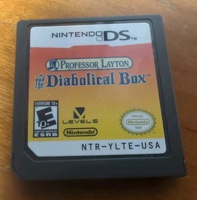 Professor Layton and the Diabolical Box (Nintendo DS) Cartridge Authentic Works - Image 1 of 4