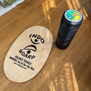 Indo Board Balance Trainer Board + Roller set completo originale usato in ottime condizioni - Foto 1 di 4