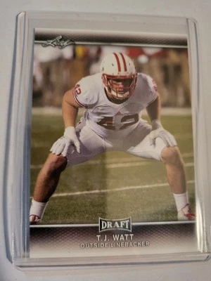 2017 Leaf Draft - T.J. Watt #62 (RC) - Image 1 of 2