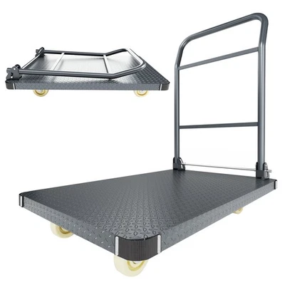 SGOLAN 36x24in Foldable Platform Truck 2000 lbs Heavy Duty Platform Cart Flatbed Cart