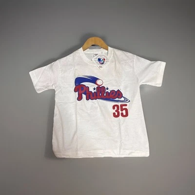 Camiseta pequeña juvenil Phillies Cole Hamels #35 2008 NUEVA Foto 1 de 4