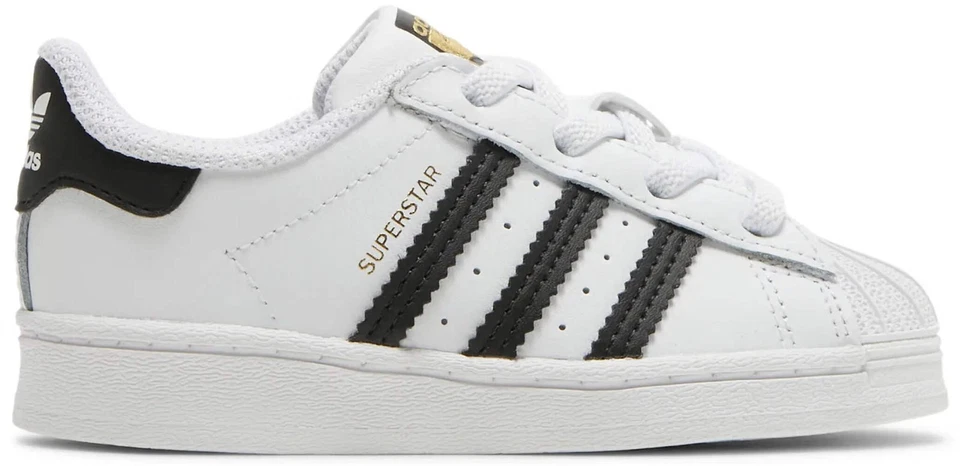 Adidas Superstar Toddler's Shoes 8.5 Cloud White/Core Black fu7717