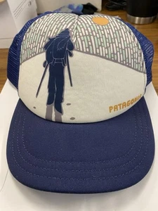 Patagonia Trucker Snapback Mütze Breaking Trail Interstate Mesh Back Cap blau - Bild 1 von 4