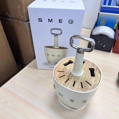 Retro-Edelstahl-Besteckhalter für die Küche von SMEGMesser-,Gabel-,Löffelständer - Bild 1 von 4