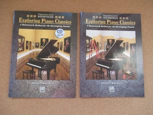 LOT 2: Exploring Piano Classics Technique and Repertoire Lev. 2 N. Bachus -NEW - Picture 1 of 7