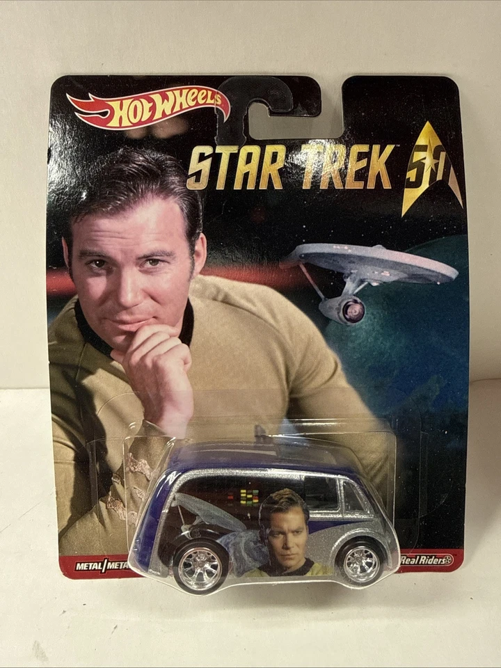 Hot Wheels Quick D-Livery Captain Kirk - Star Trek 50th Anniversary 1:64 DJG83 - Image 1 of 1